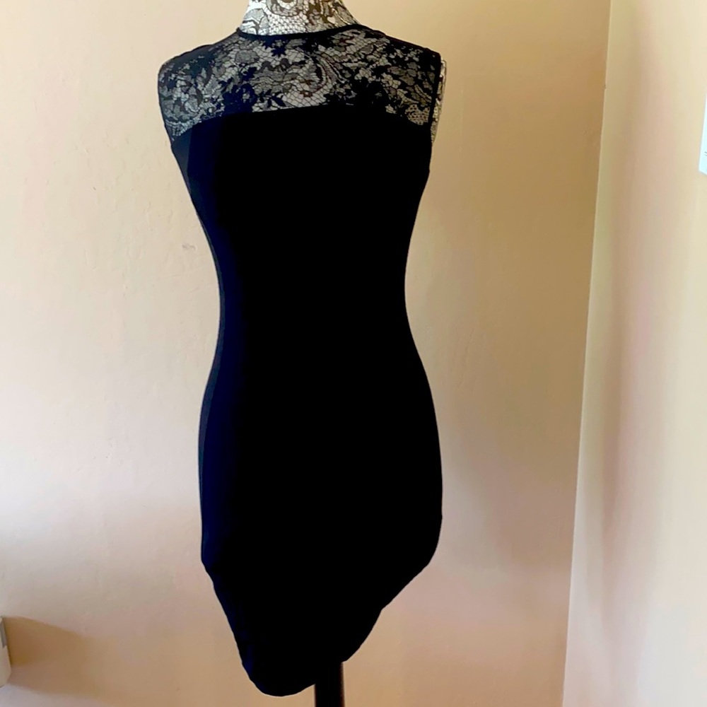 Bailey 44 Black Lace Dress